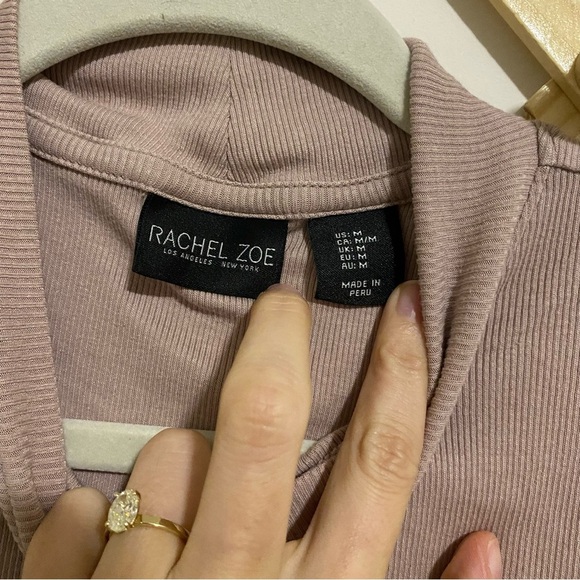 Rachel Zoe Taupe Knit Tank size Medium - Picture 3 of 5